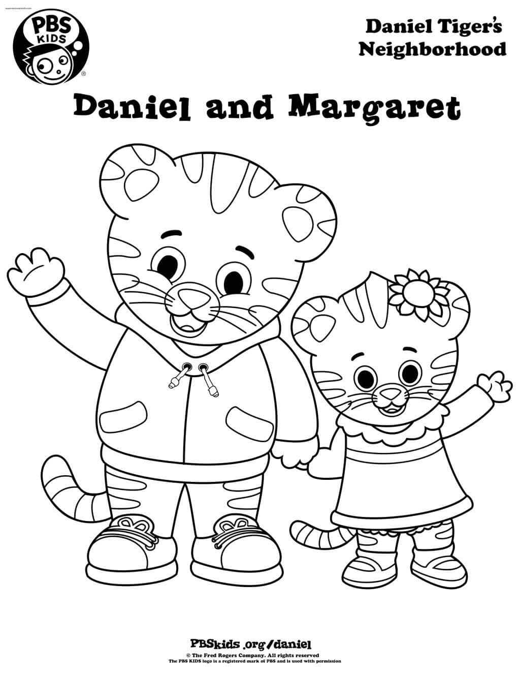 Daniel The Tiger Coloring Sheets For Boys
 Daniel Tiger Coloring Page