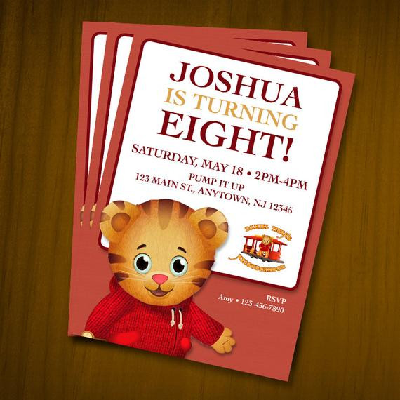 Best ideas about Daniel Tiger Birthday Invitations
. Save or Pin Daniel Tiger Birthday Invitations Digital File You Print Now.