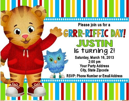 Best ideas about Daniel Tiger Birthday Invitations
. Save or Pin Daniel the Tiger Neighborhood Birthday Party Invitations Now.