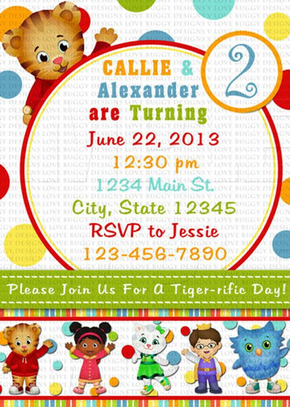 Best ideas about Daniel Tiger Birthday Invitations
. Save or Pin Daniel Tiger Invitation Daniel Tiger Birthday by Now.