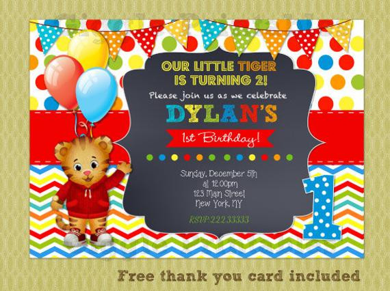 Best ideas about Daniel Tiger Birthday Invitations
. Save or Pin Daniel Tiger Birthday Invitation Daniel Tiger Birthday Now.