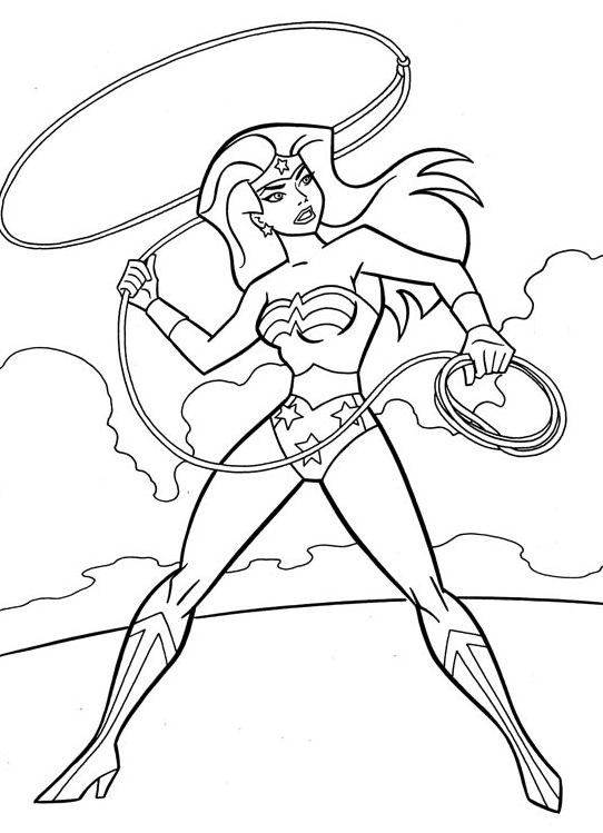 Dc Super Hero Girls Coloring Pages
 DC Super Hero Girls coloring page 02