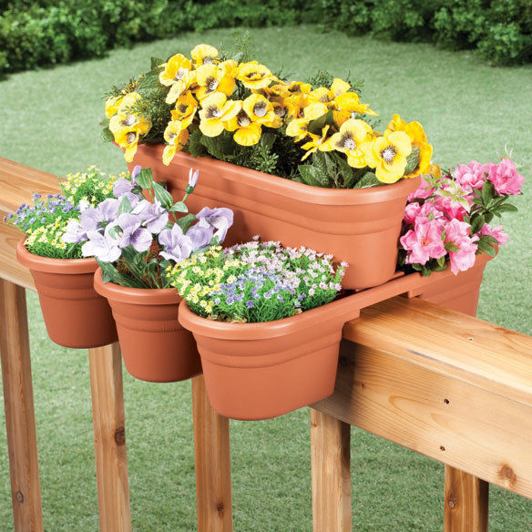 Best ideas about Deck Railing Planters
. Save or Pin NEW Porch Deck Railing Planter "OR" Modular Planter Now.