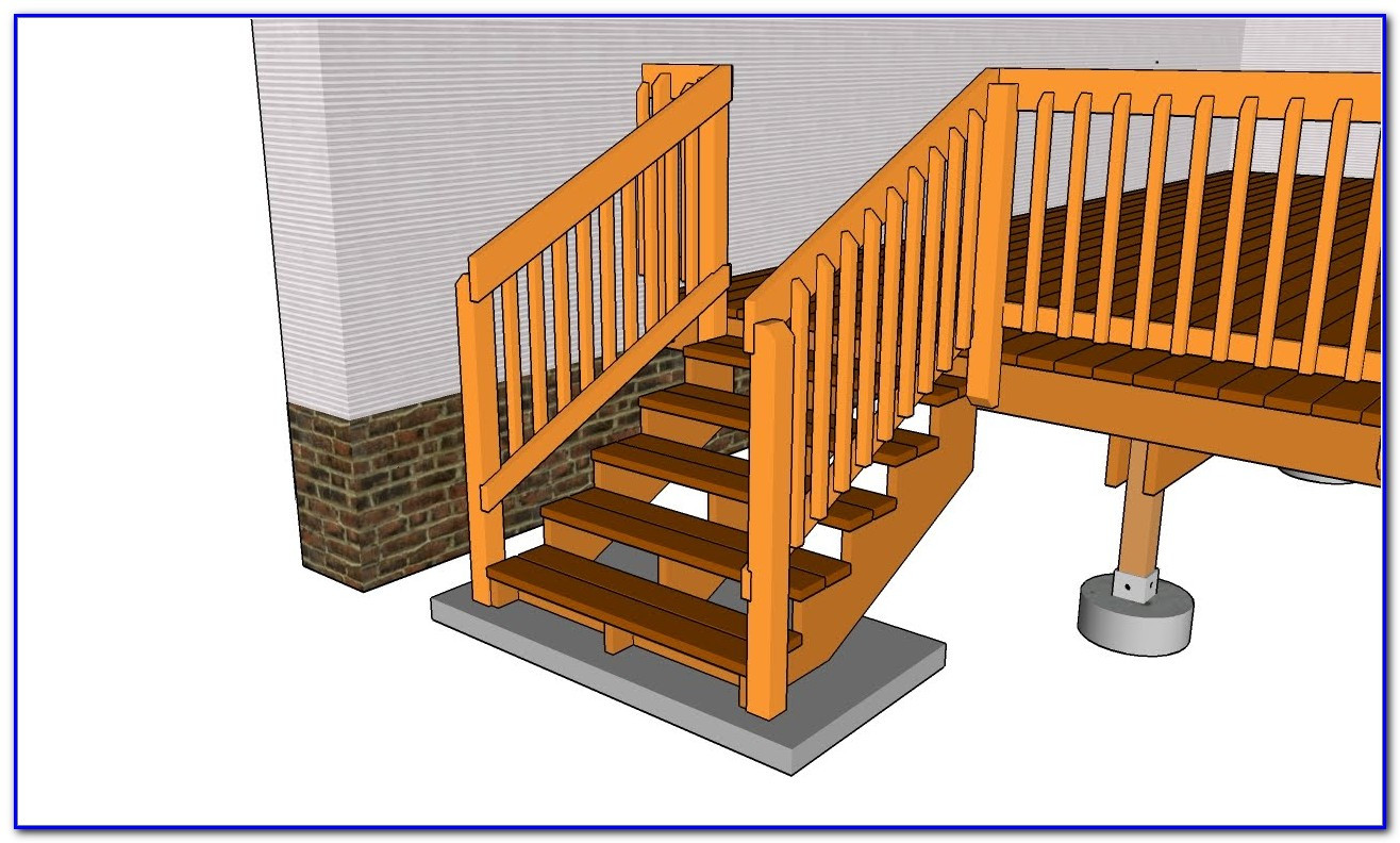 Best ideas about Deck Stair Railing
. Save or Pin Deck Stair Railing Post Attachment Decks Home Now.