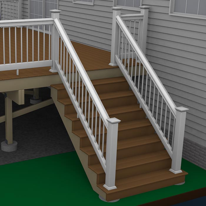 Best ideas about Deck Stair Railing
. Save or Pin How to Build a Deck posite Stairs and Stair Railings Now.