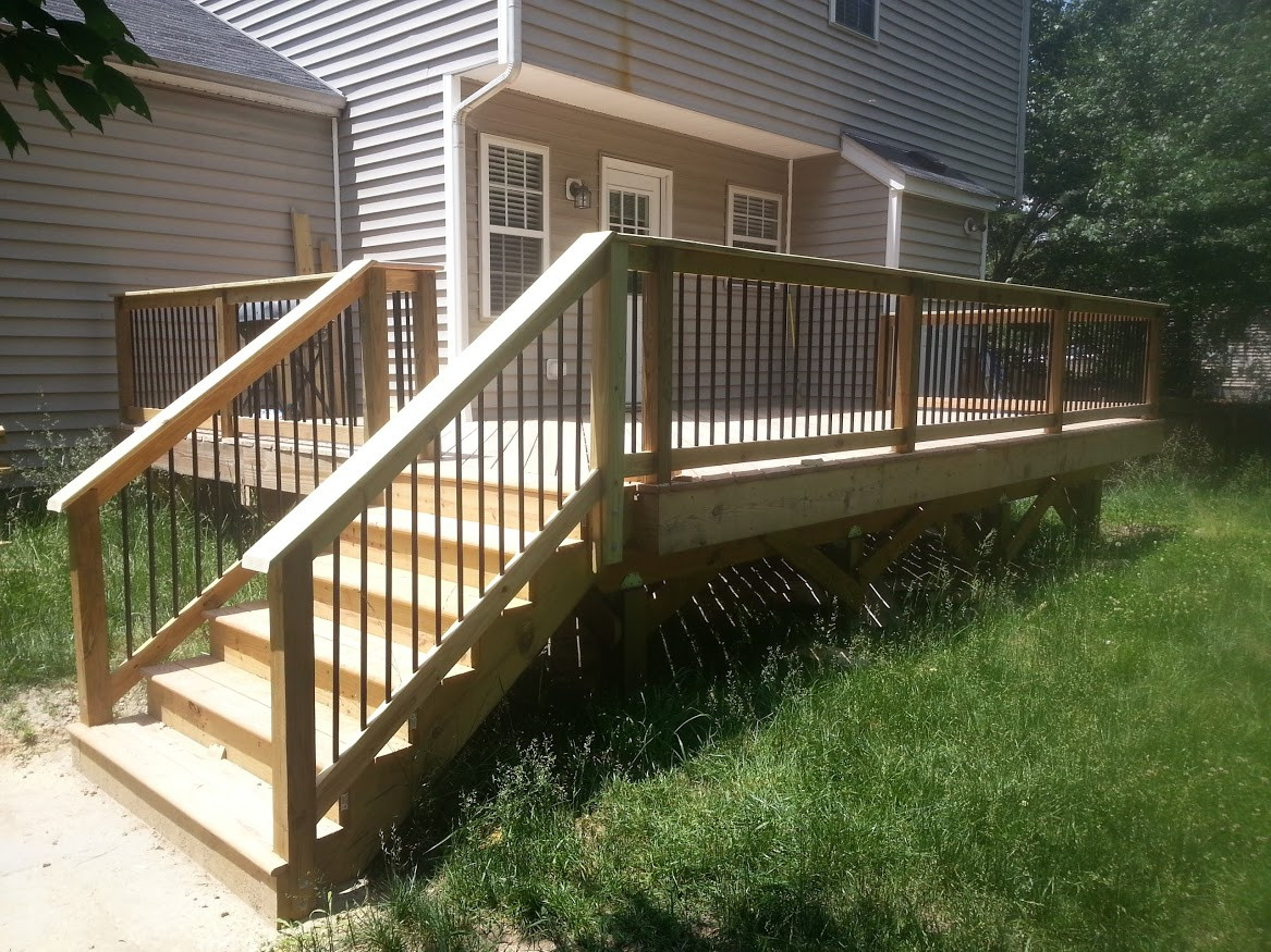 Best ideas about Deck Stair Railing
. Save or Pin Simply Ideas for Different Deck Stair Railing Now.