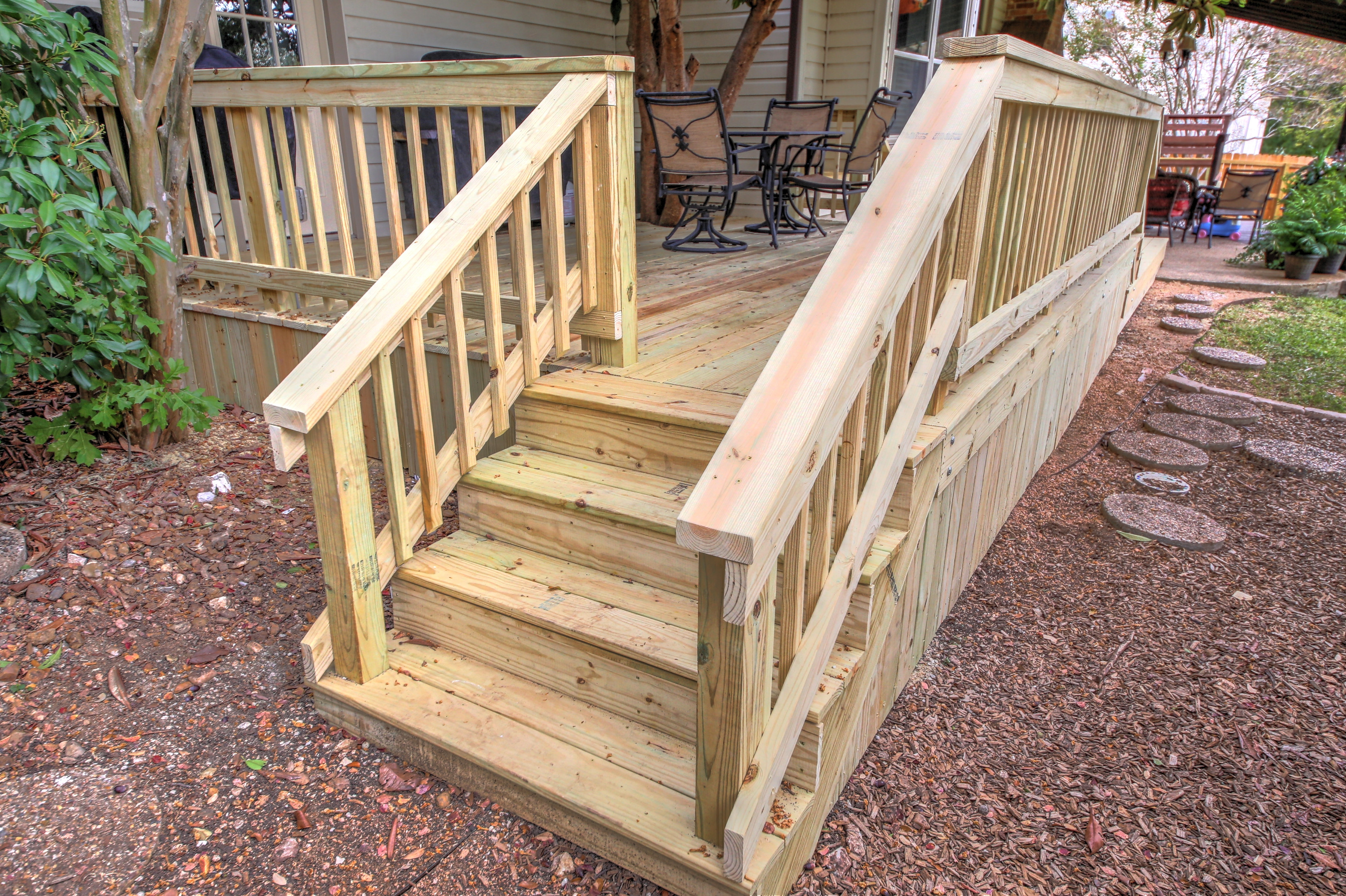 Best ideas about Deck Stair Railing
. Save or Pin Deck stairs and railing – RENOVATE PAINT & DESIGN Now.