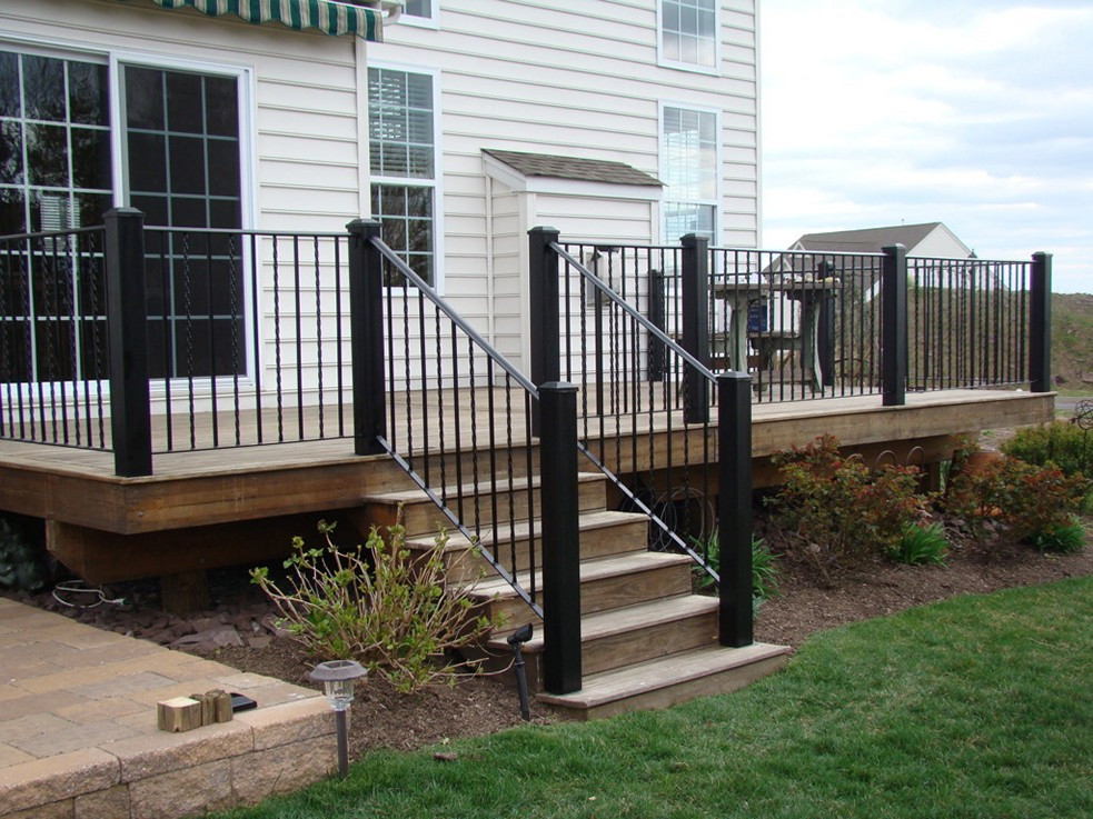 Best ideas about Deck Stair Railing
. Save or Pin 49 Deck Railing Stairs ChemE Construction Inc Decks Now.
