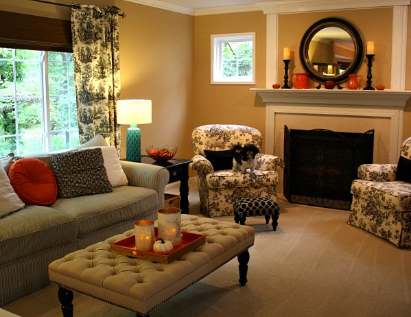 Best ideas about Decor Ideas For Family Room
. Save or Pin Family Room decorated for Fall 4 Hooked on Houses Now.