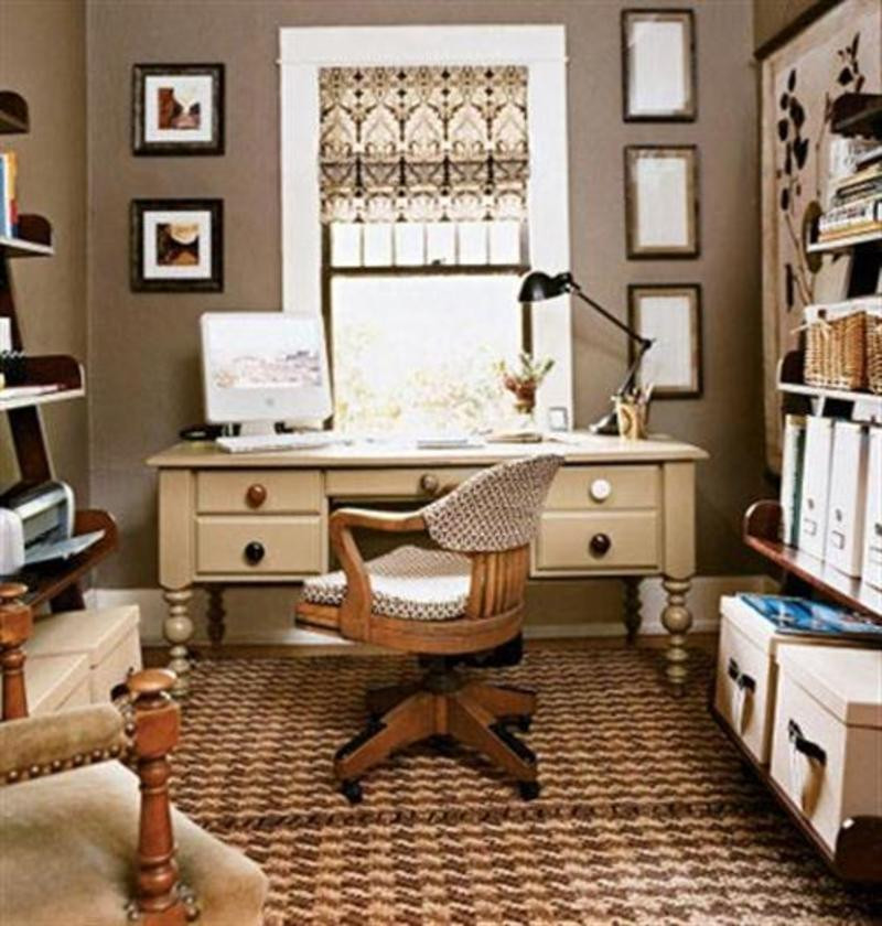 Best ideas about Decorating Small Office Space
. Save or Pin Variety Small Home fice Space Design And Decorating Now.