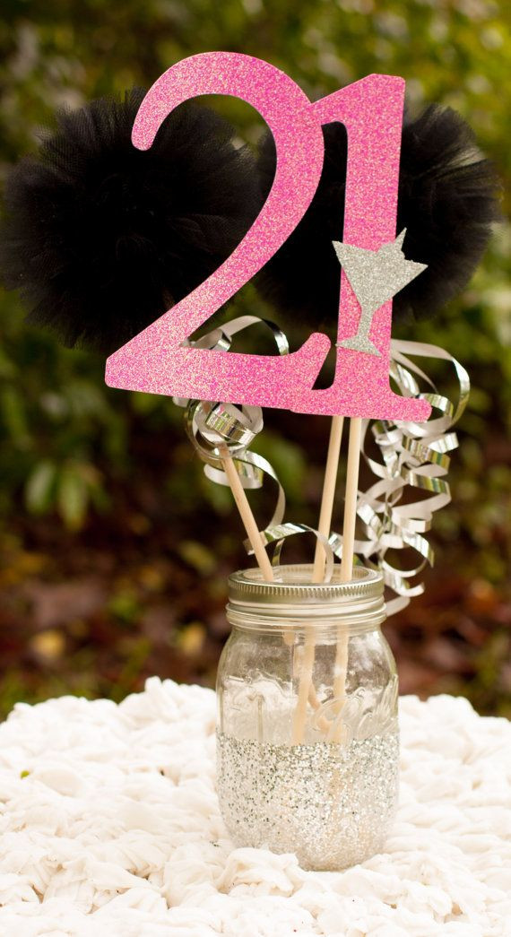 Decorations For 21st Birthday
 21st Birthday Centerpiece Party Decoration by