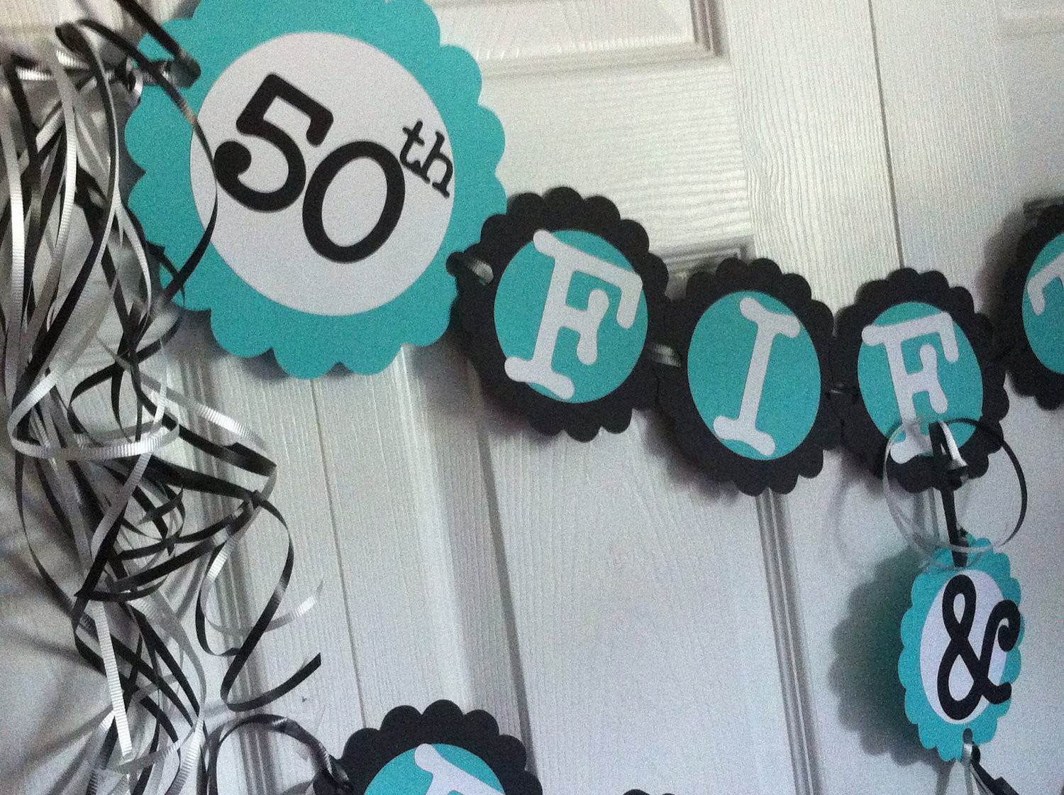 Decorations For 50th Birthday
 50th Birthday Decorations Party Banner 50 & Fabulous