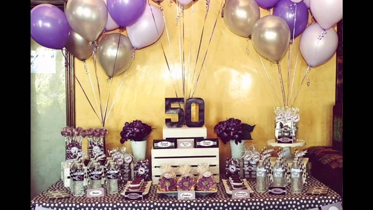 Decorations For A 50th Birthday Party
 50th birthday party ideas on a bud 50th Birthday