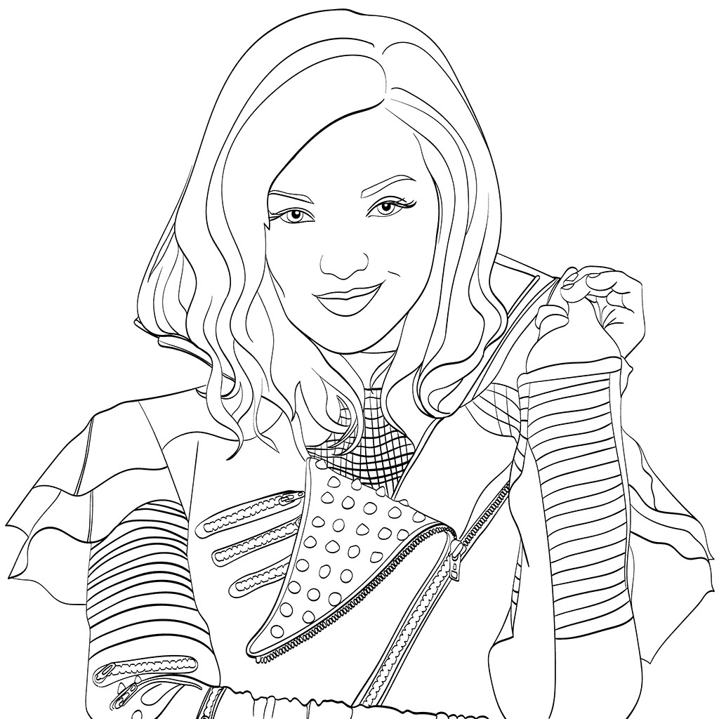 Descendants Coloring Pages
 Top 10 Disney Descendants 2 Coloring Pages