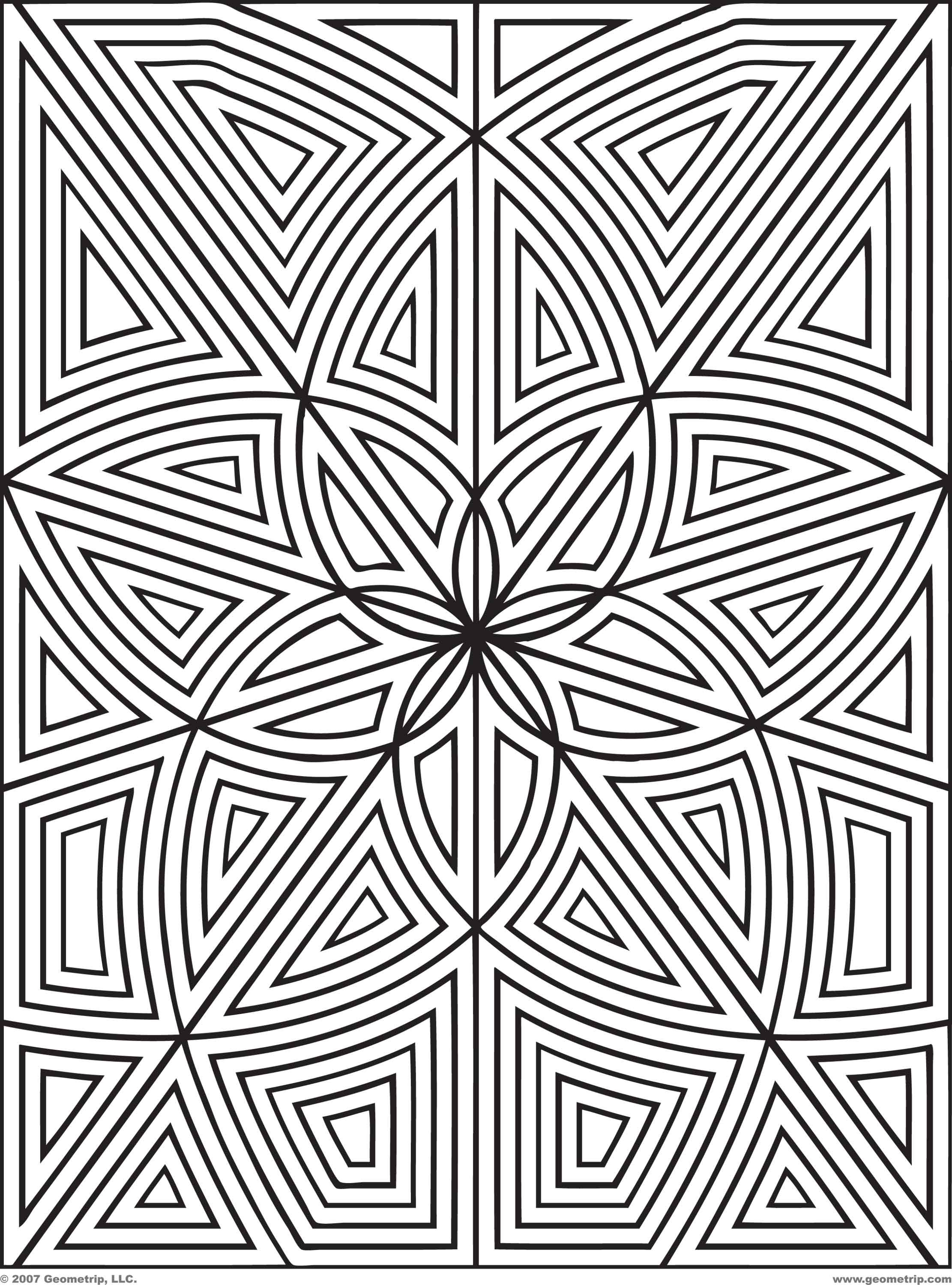 Design Coloring Pages
 GEOMETRIC COLORING PAGES Coloring Pages