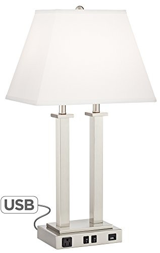 Best ideas about Desk Lamp With Usb Port
. Save or Pin Possini Euro Amity Desk Lamp with USB Port and Outlet Now.