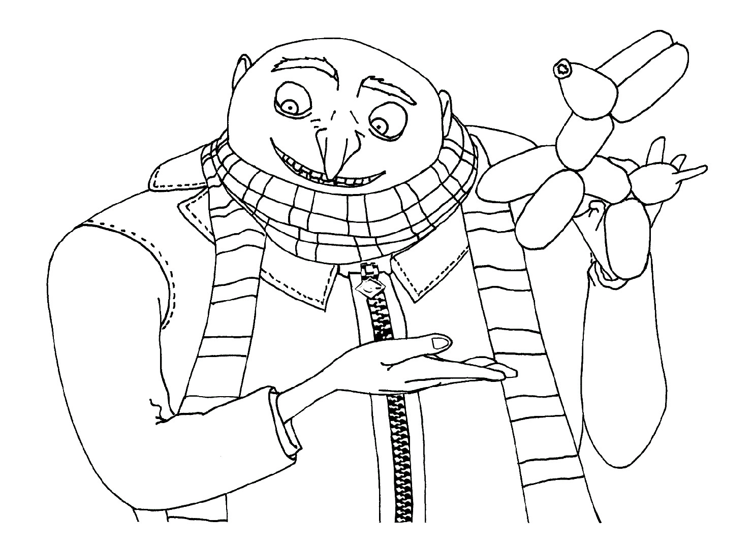 Despicable Me Coloring Pages
 To print minion coloring pages from “Despicable Me” for free