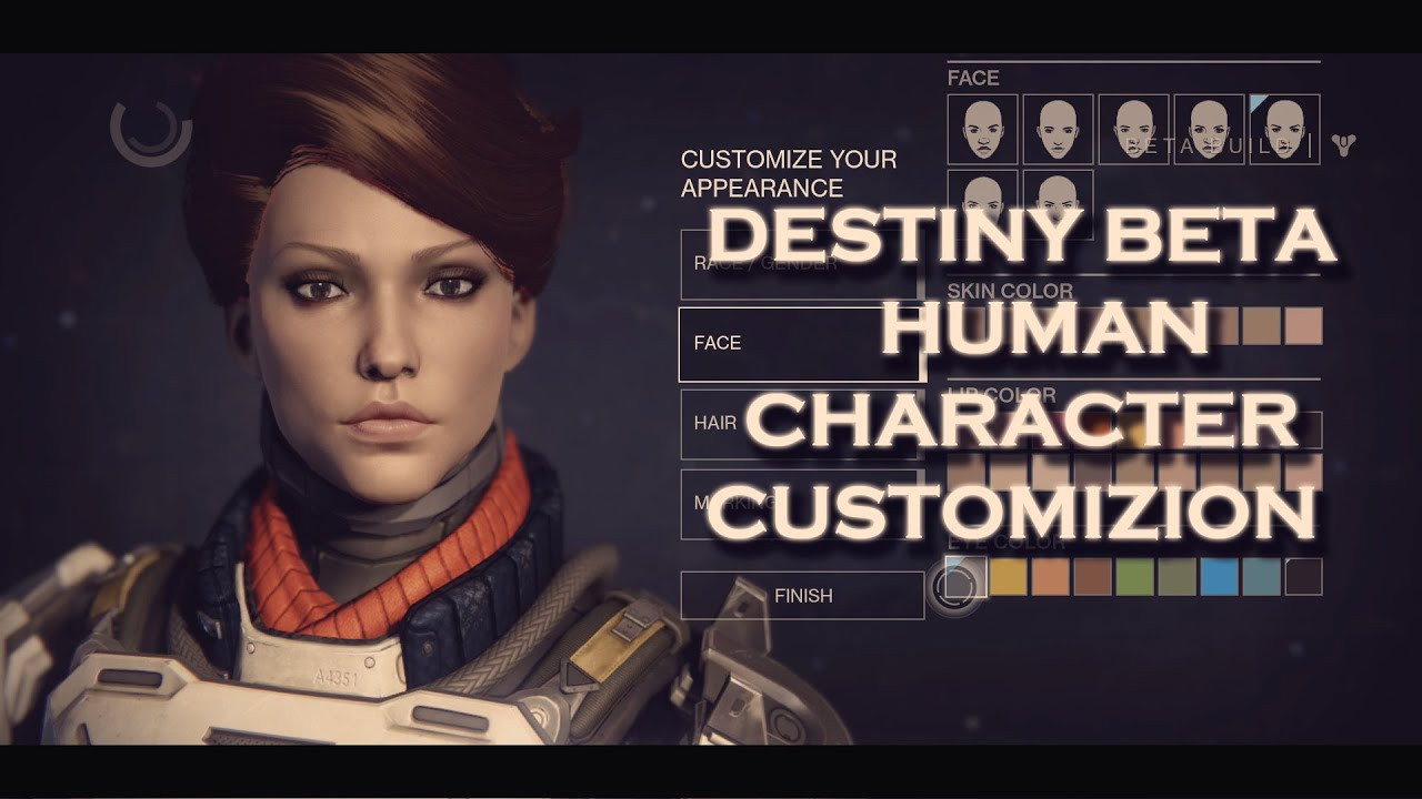 Destiny 2 Human Female Hairstyles
 Destiny Beta Human Character Customization