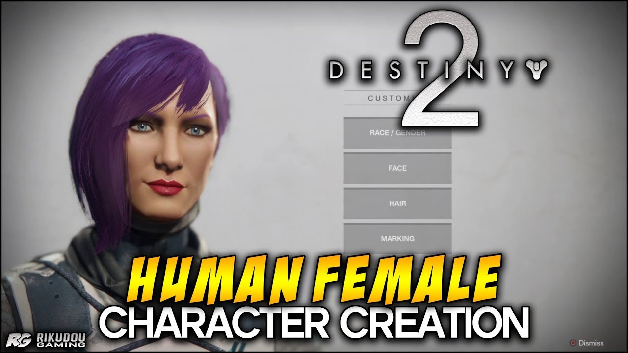 Destiny 2 Human Female Hairstyles
 Destiny 2 Human Female Character Creation