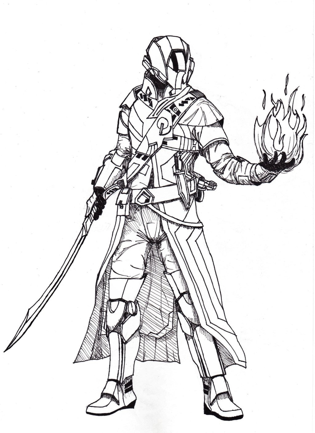 Destiny Coloring Book
 Destiny Warlock by Sacrafire on DeviantArt