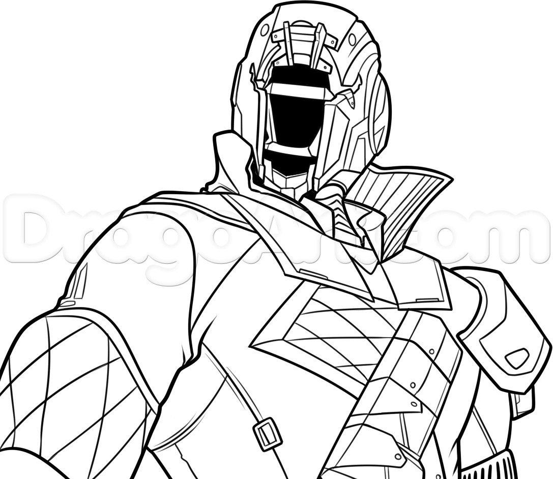 Destiny Coloring Book
 Destiny Game Coloring Pages How To Draw A Warlock From