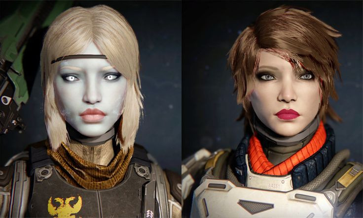 Destiny Human Female Hairstyles From Behind
 Top 74 ideas about Art on Pinterest