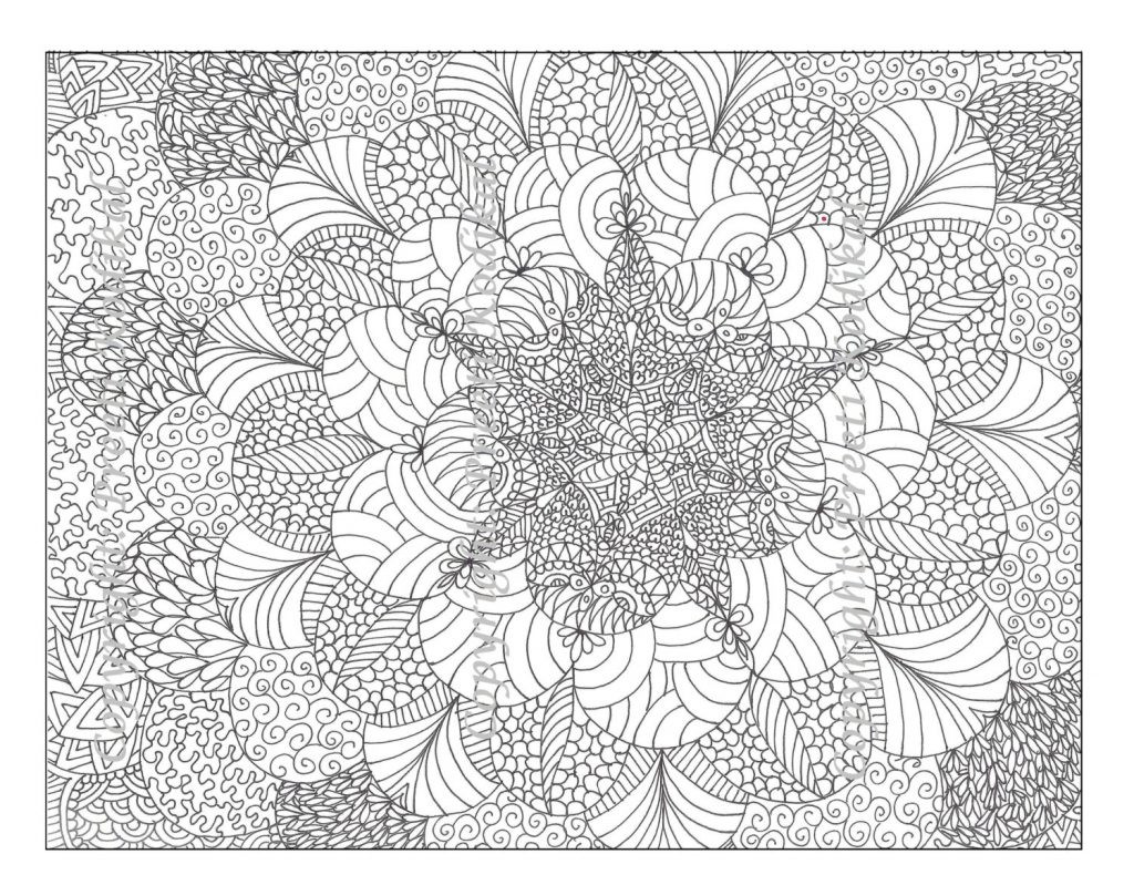 Detailed Coloring Pages
 Free Printable Abstract Coloring Pages for Adults