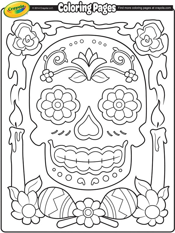 Dia De Los Muertos Coloring Pages
 Dia de los Muertos Coloring Page