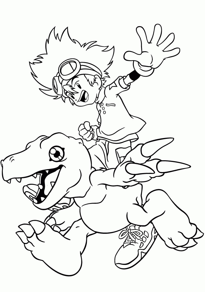 Digimon Coloring Pages
 Free Printable Digimon Coloring Pages For Kids