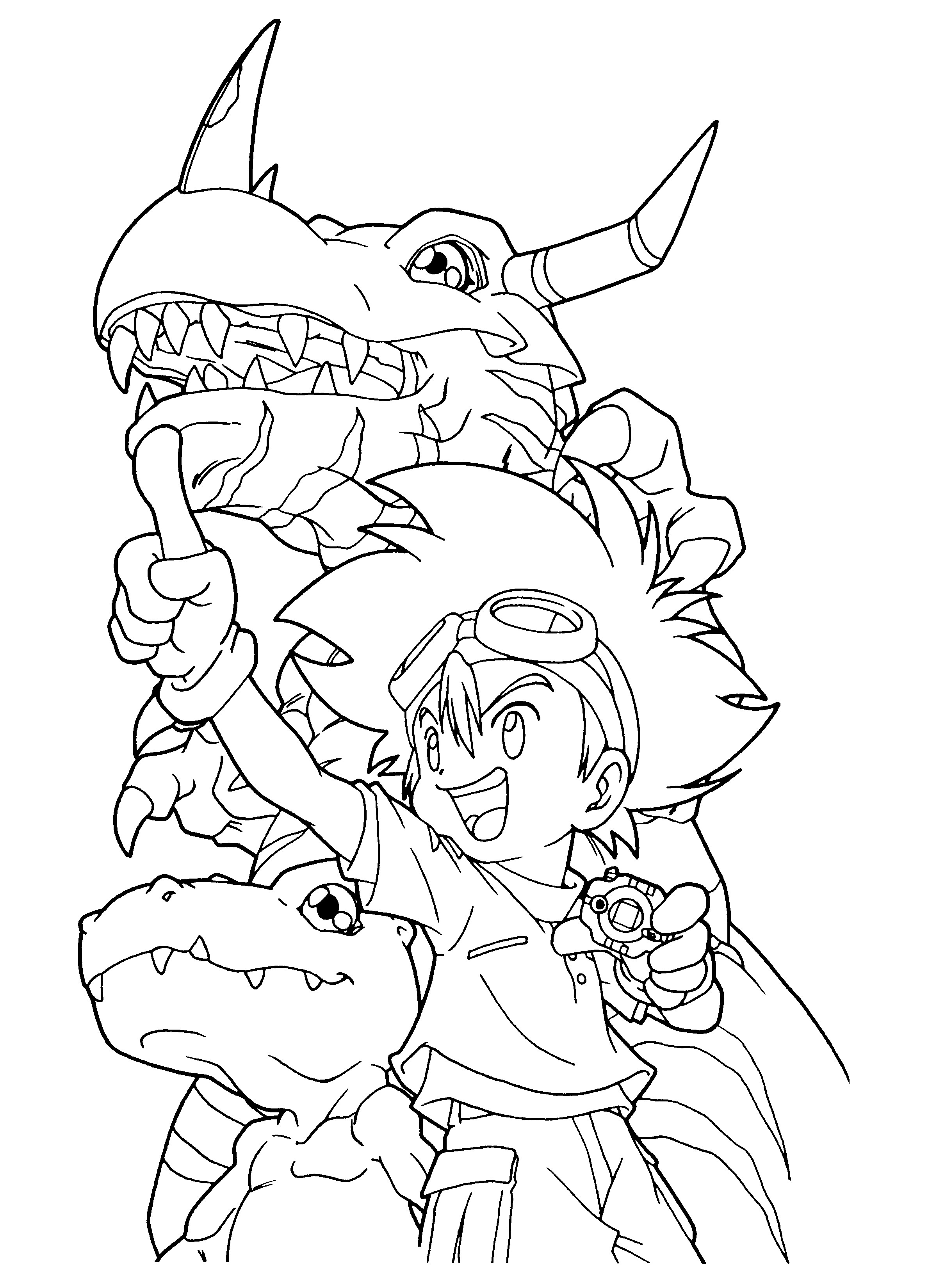 Digimon Coloring Pages
 Free Printable Digimon Coloring Pages For Kids