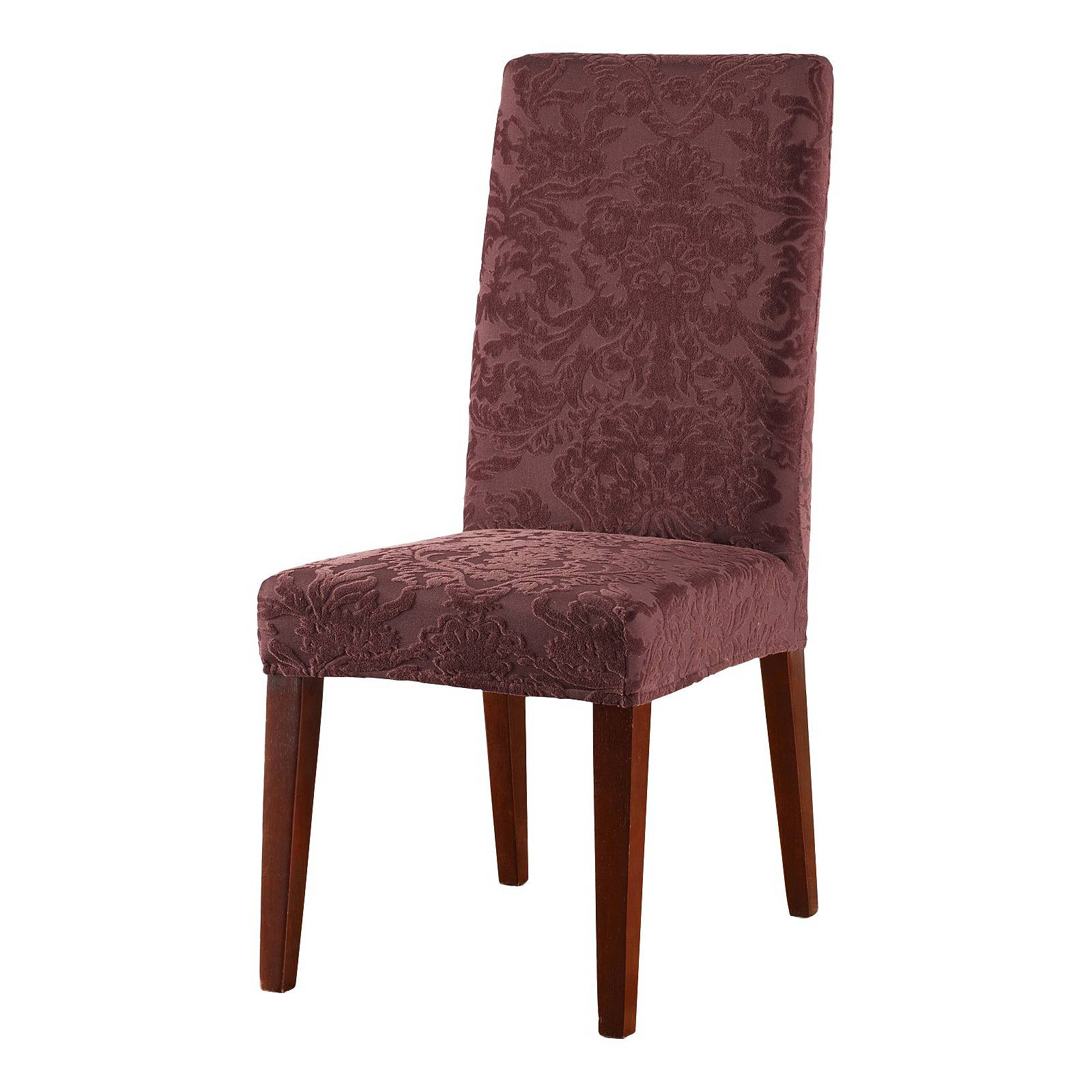 Best ideas about Dining Chair Covers
. Save or Pin Stretch Jacquard Damask Short Dining Room Chair Cover Now.