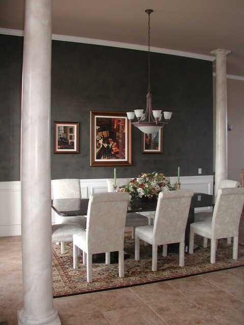 Best ideas about Dining Room Accent Walls
. Save or Pin Black Plaster Accent Wall Dining Room Now.