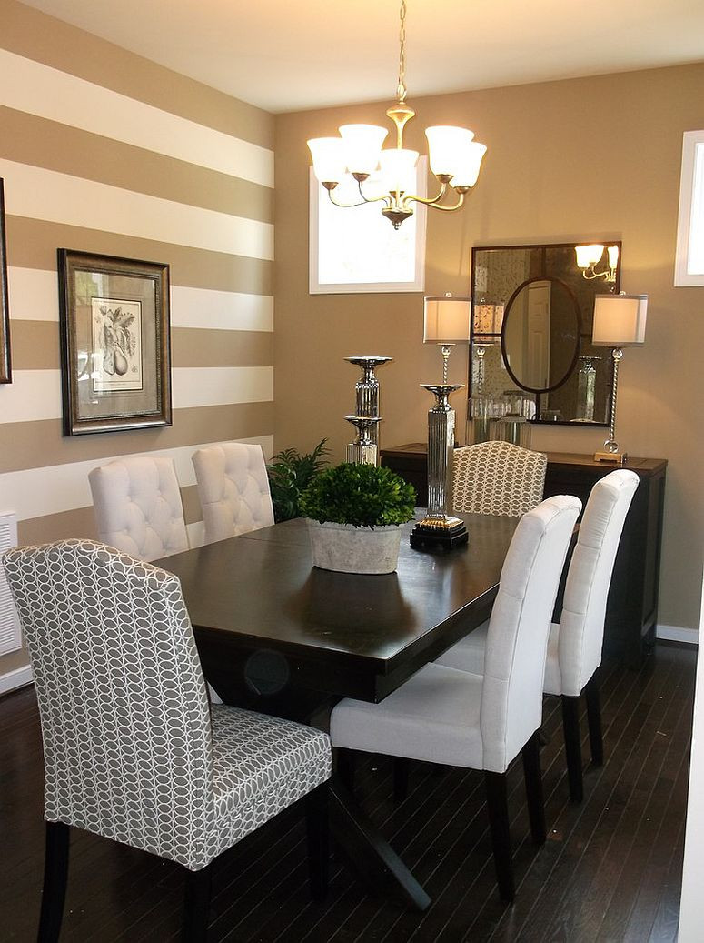 Best ideas about Dining Room Accent Walls
. Save or Pin 10 Dining Rooms with Snazzy Striped Accent Walls Now.