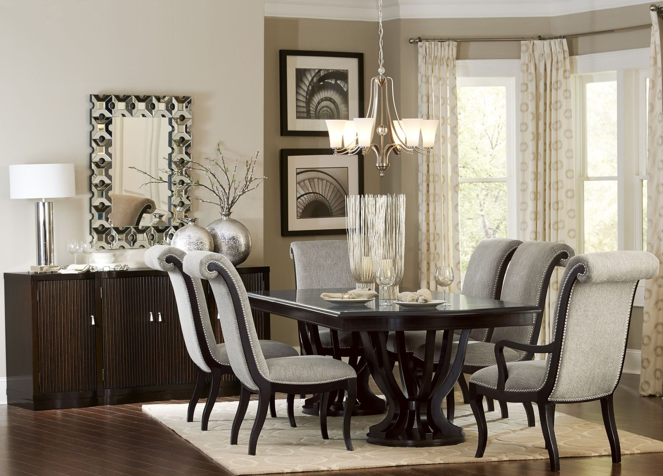 Best ideas about Dining Room Set
. Save or Pin Savion Espresso Natural Tone Extendable Dining Room Set Now.