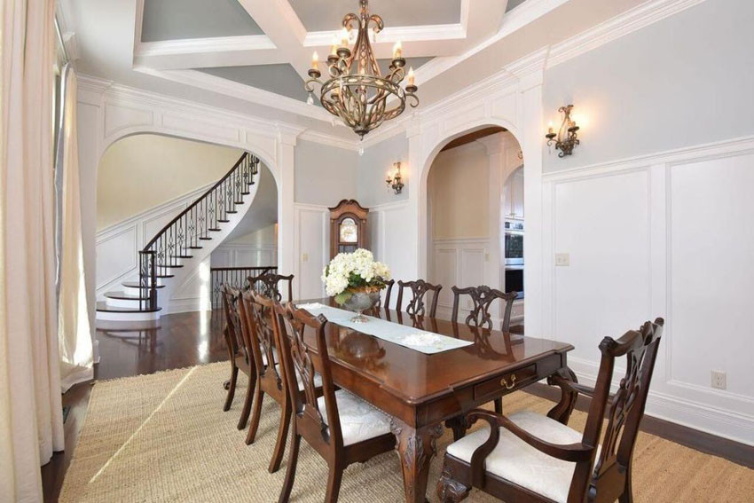 Best ideas about Dining Room Wainscoting
. Save or Pin Two Tone Dining Room Ideas Designing Idea Now.