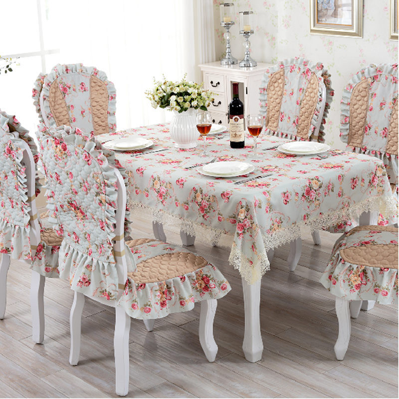 Best ideas about Dining Table Cover
. Save or Pin european tablecloth chari cover set lace elegant print Now.