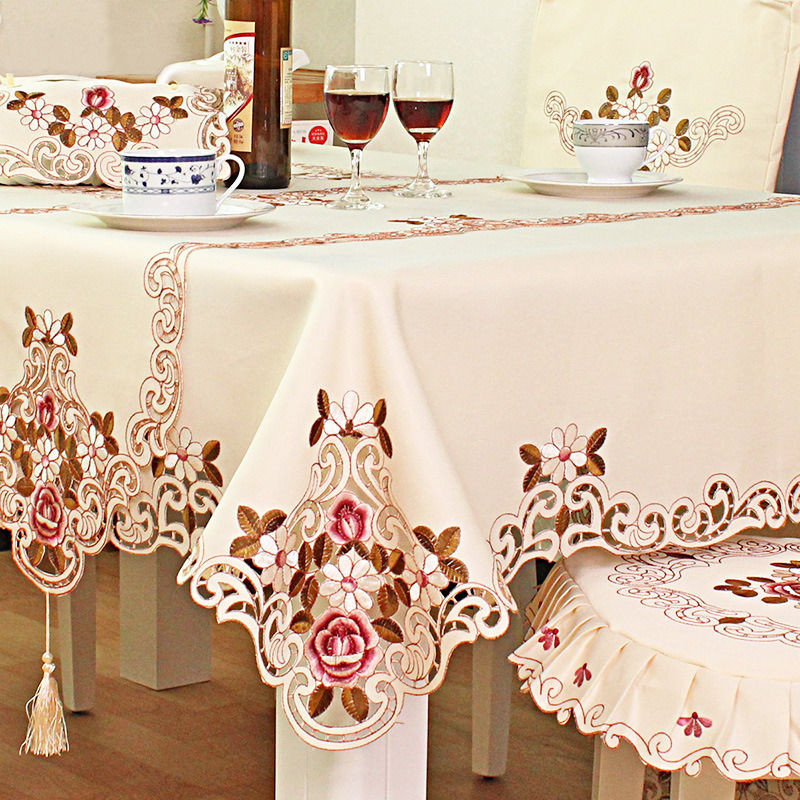 Best ideas about Dining Table Cover
. Save or Pin European Style Embroidered Tablecloth Table Cover Wedding Now.