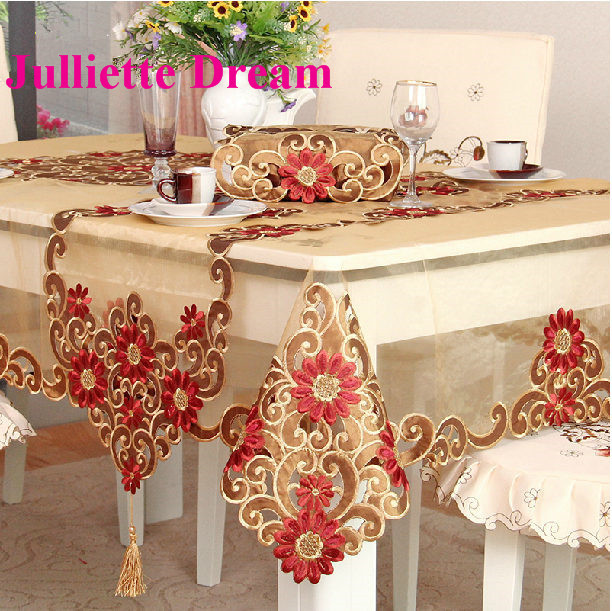 Best ideas about Dining Table Cover
. Save or Pin 0428 tablecloth European style Embroidered table cloth Now.