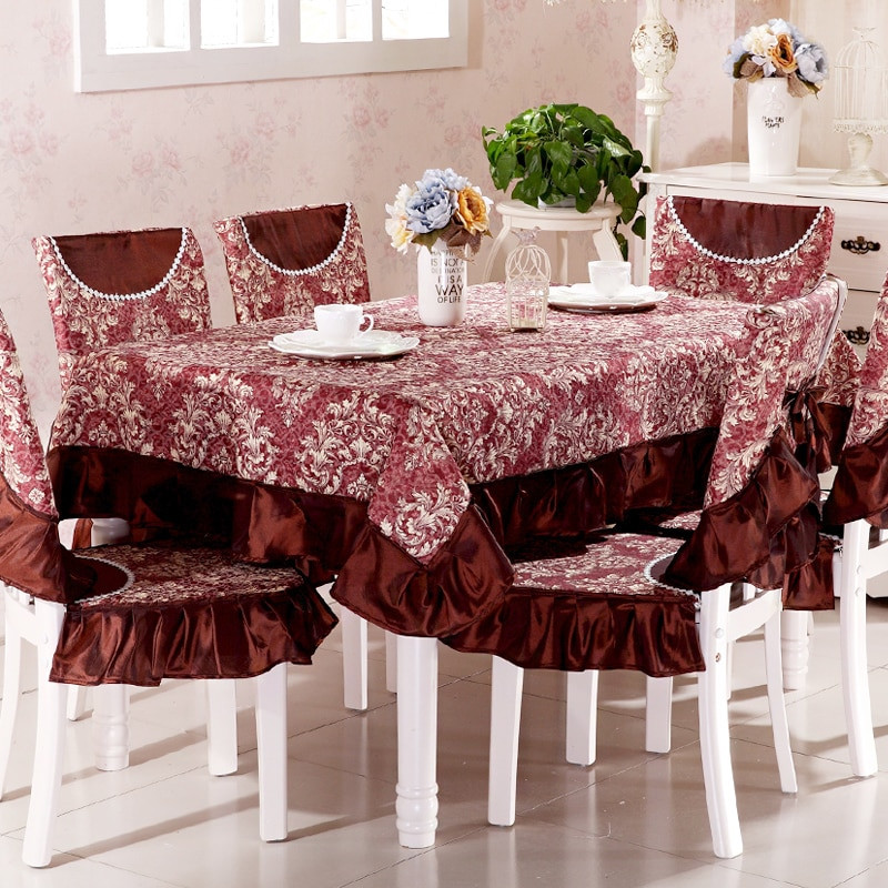 Best ideas about Dining Table Cover
. Save or Pin Top grade square dining table cloth chair covers cushion Now.