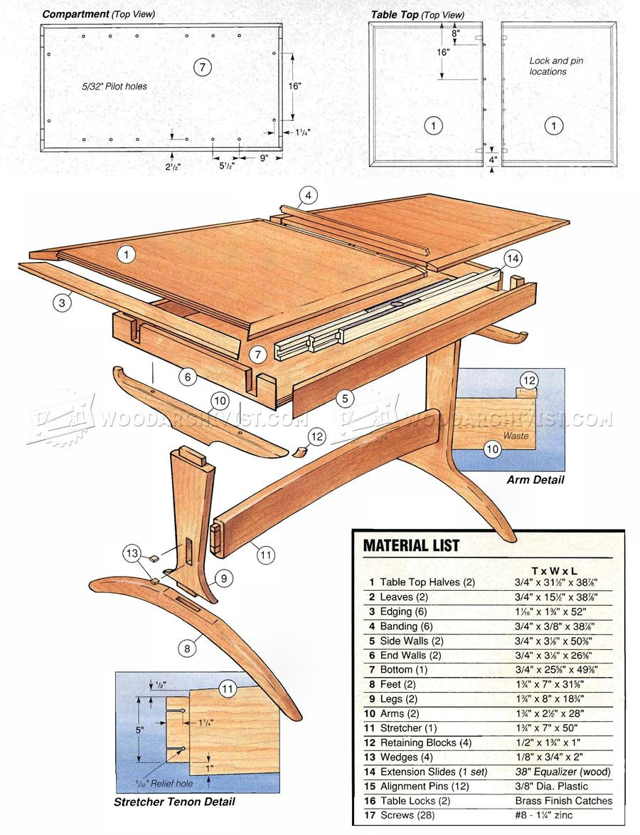 Best ideas about Dining Table Plans
. Save or Pin Dining Room Table Plans • WoodArchivist Now.