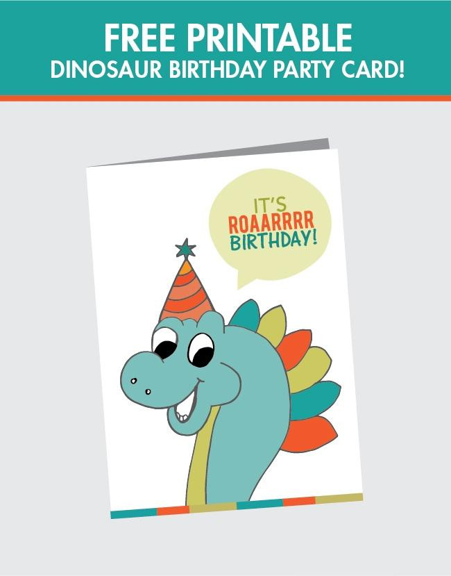 Best ideas about Dinosaur Birthday Card
. Save or Pin Free Printable Dinosaur Birthday Card Spaceships and Now.