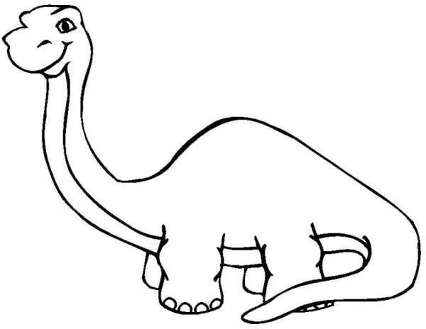 Dinosaur Coloring Pages For Preschoolers
 Dinosaur Template ClipArt Best