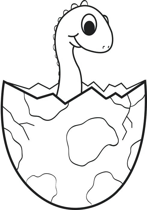 Dinosaur Coloring Pages For Preschoolers
 Baby Dinosaur Coloring Pages