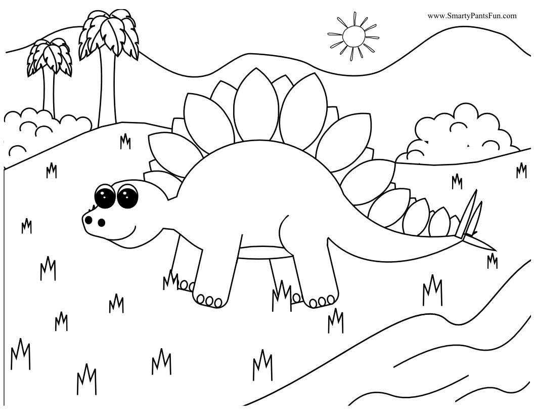 Dinosaur Coloring Sheets For Boys
 Cool Dinosaur Coloring Pages