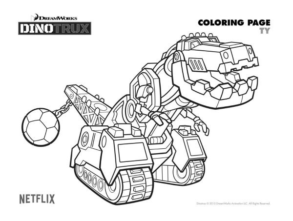 Dinotrux Coloring Pages
 Printable Dinotrux Coloring Pages Sketch Coloring Page
