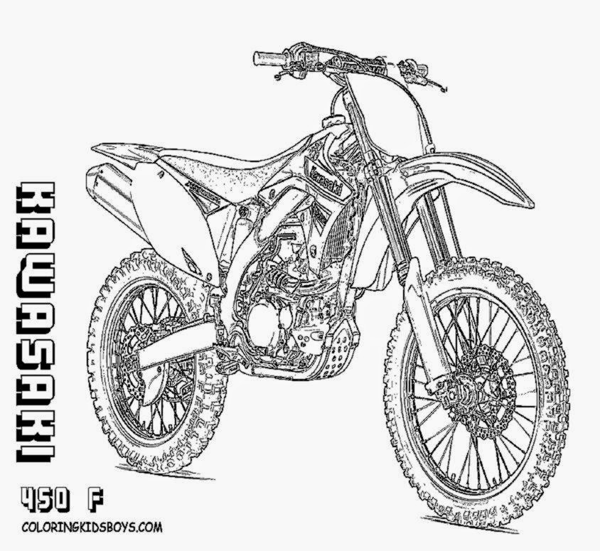 Dirtbike Coloring Pages
 Dirt Bike Coloring