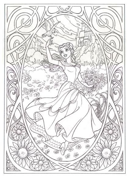Disney Adult Coloring Book
 Free Coloring pages printables