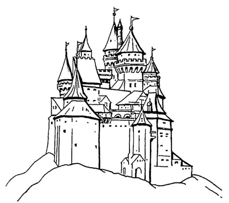 Disney Castle Coloring Pages
 Free Printable Castle Coloring Pages For Kids