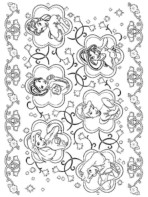 Disney Coloring Book For Adults
 40 Disney Princesses Coloring Pages ColoringStar