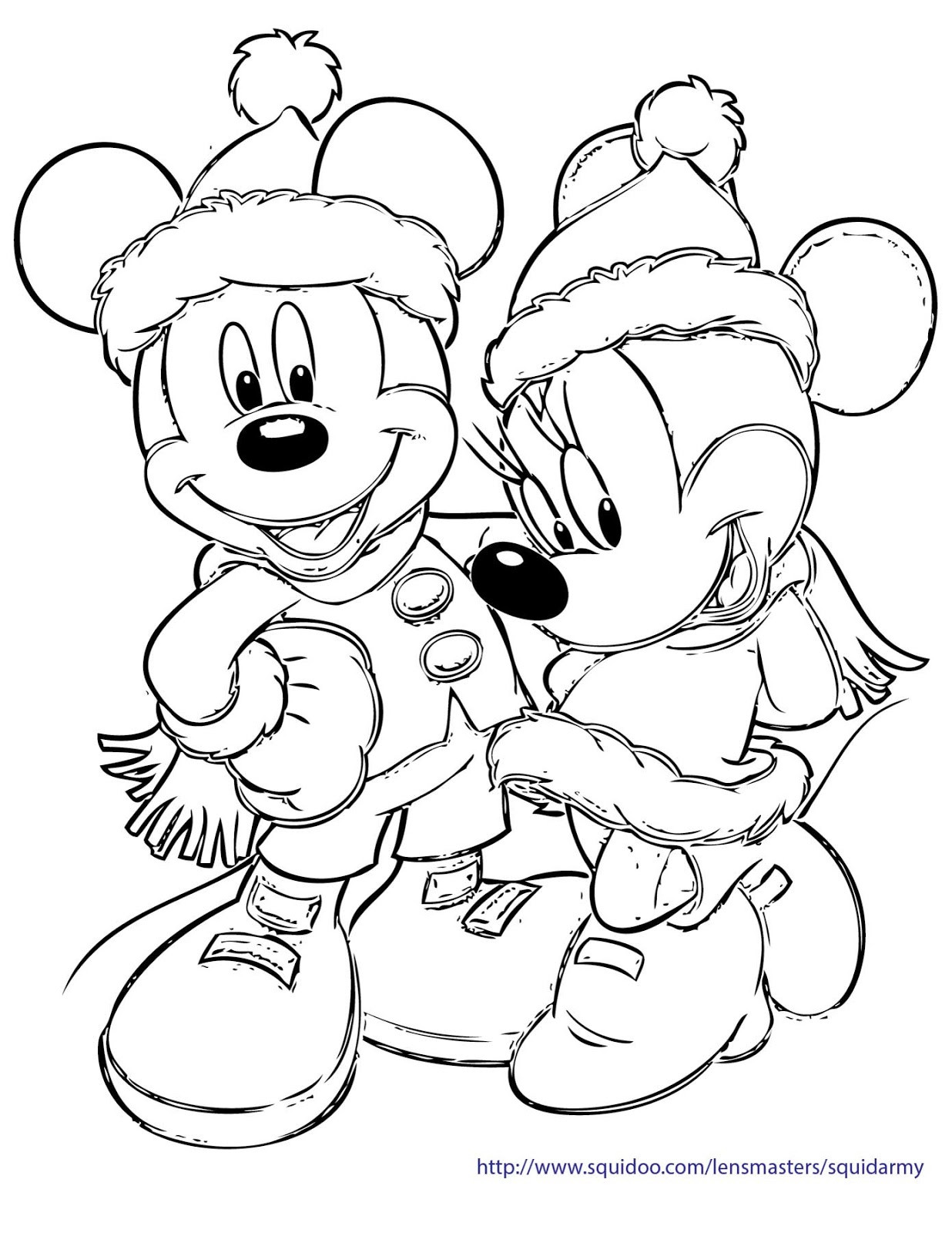 Disney Coloring Pages Free
 Disney Christmas Coloring Pages – Happy Holidays